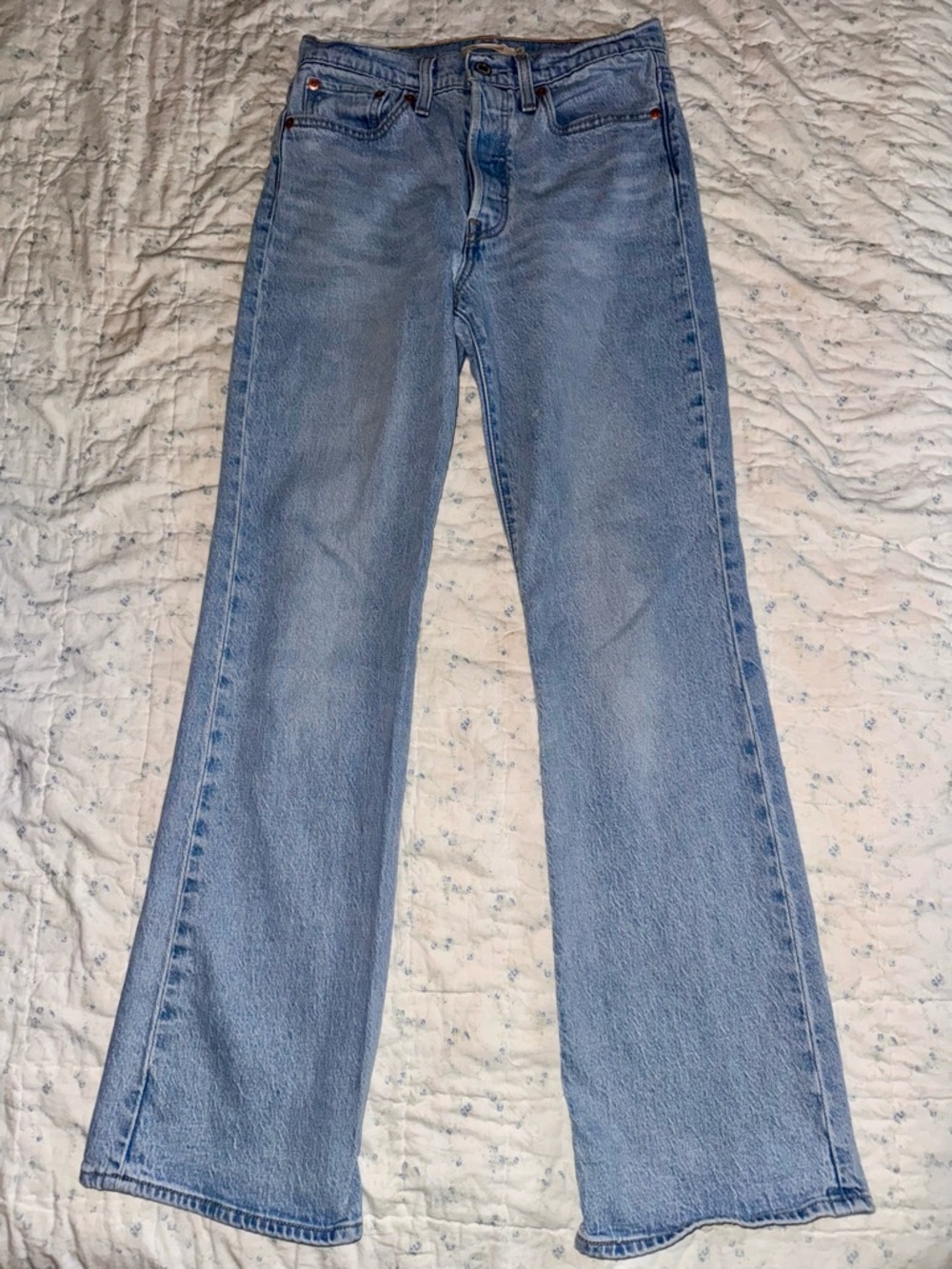 LEVI's Wedgie Bootcut Jean 27 LIKE NEW - Picture 8 of 13